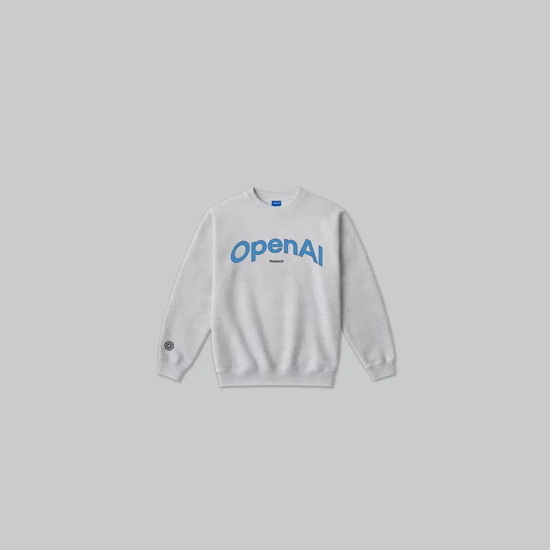 OpenAI Arch Crewneck from the OpenAI Merch Museum