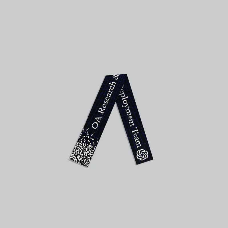 OAI Scarf from the OpenAI Merch Museum
