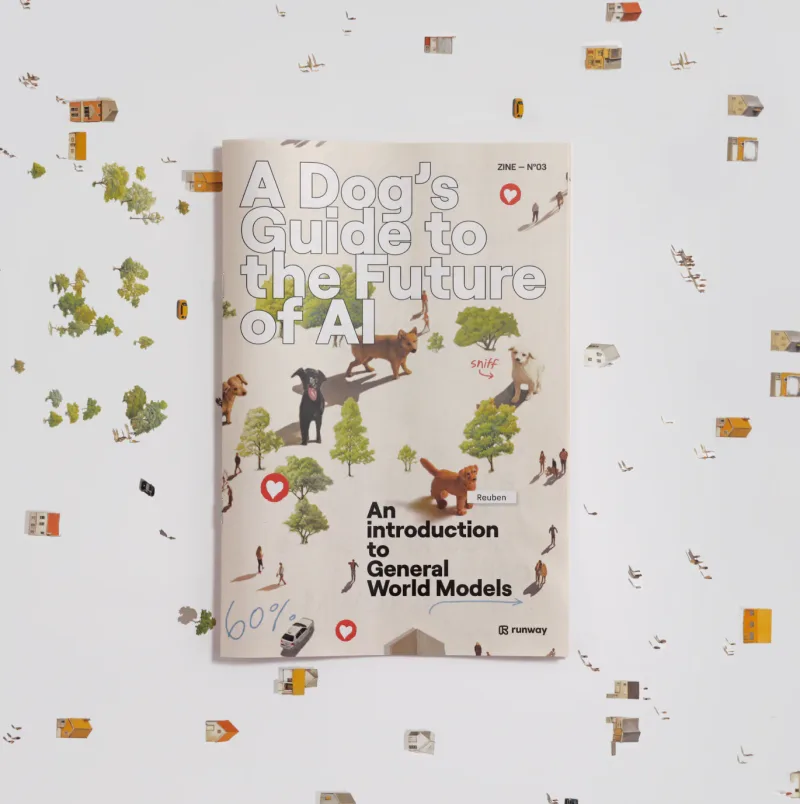 A Dog's Guide to the Future of AI from the Runway Merch Museum