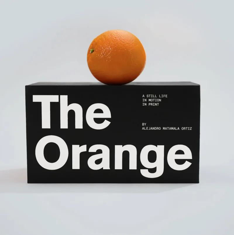The Orange - A Still Life in Motion in Print from the Runway Merch Museum